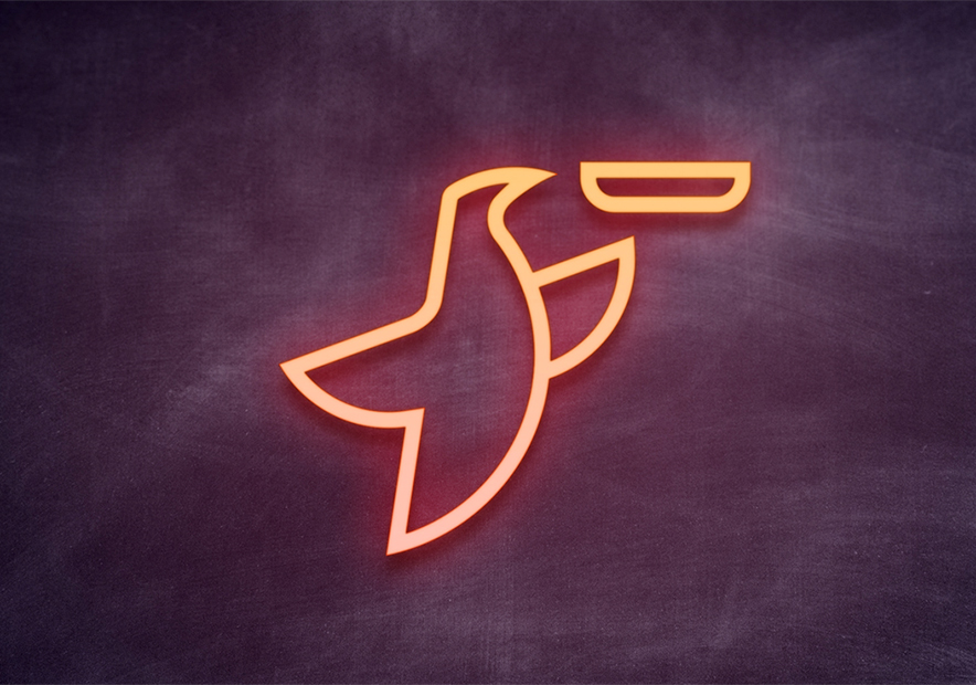 小鸟造型精致的发光logo.jpg