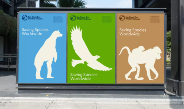 别出心裁的新圣地亚哥动物园以动物来做的各种logo设计.png
