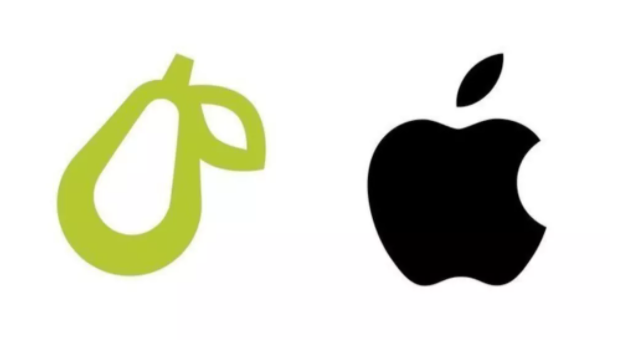 苹果和梨的logo设计图案标志之争得出令人费解的结论.png