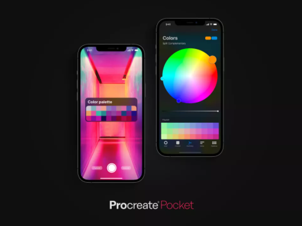 新的Procreate Pocket更新将iPhone的品牌平面设计提升到了一个新的高度.png