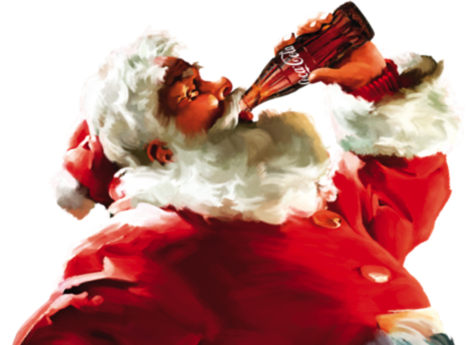 圣诞老人喝可口可乐.png