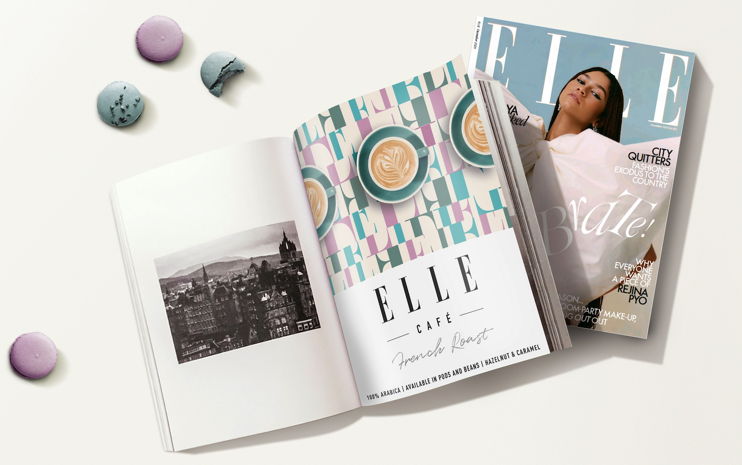 Elle杂志的 ElleCafé品牌形象.png